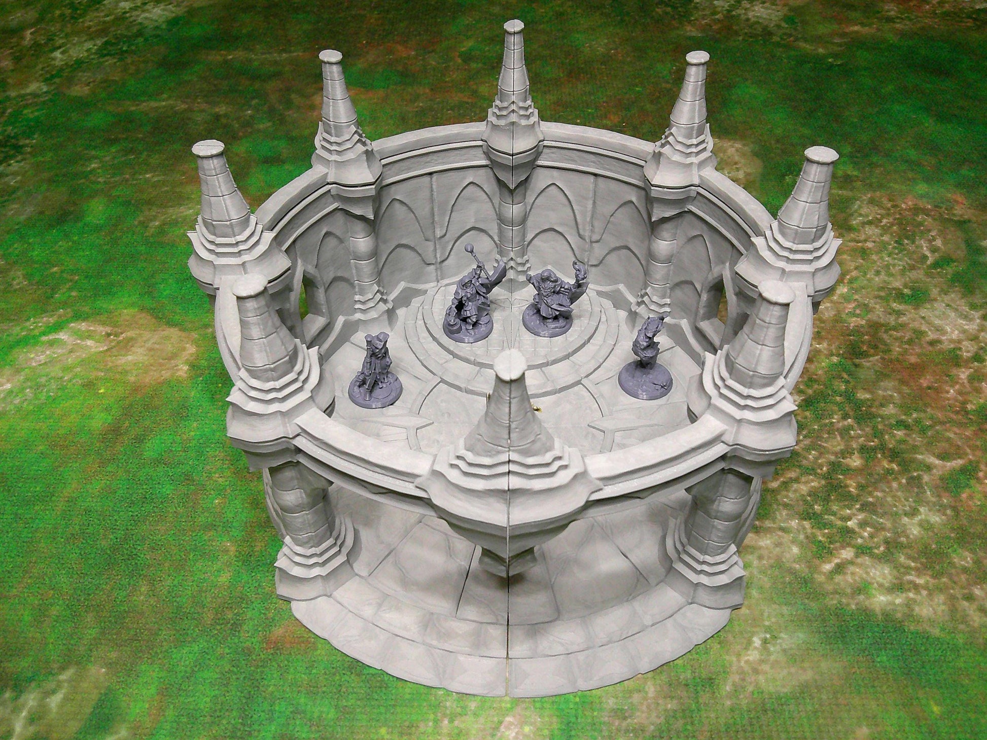 Temple of Baal | Tabletop Gaming & Diorama Scenery Terrain | 28mm to 32mm Scale | 3D Printed | Makers Anvil | Free Shipping